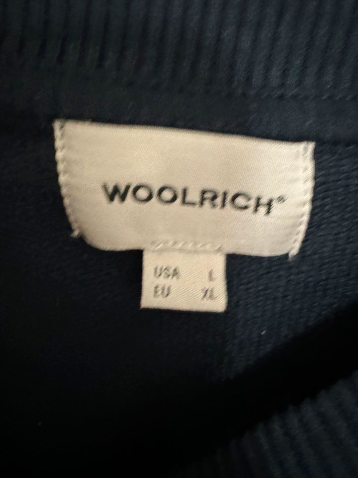 Woolrich herren pullover sweater dunkelblau größe L NEU in Ulm