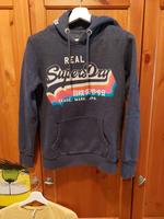 blaues Kaputzen Sweatshirt Größe 38 von Superdry Bayern - Simbach Vorschau
