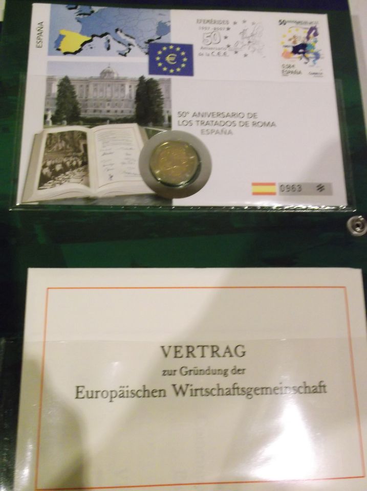 2€ " Römische Verträge " als Numisbriefedition in Völklingen