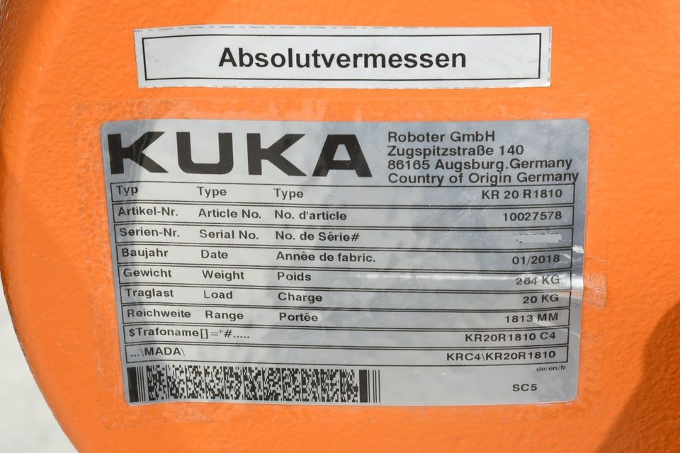 KUKA 10027578, KR20 R1810, Industrieroboter - LW32205 in Dresden