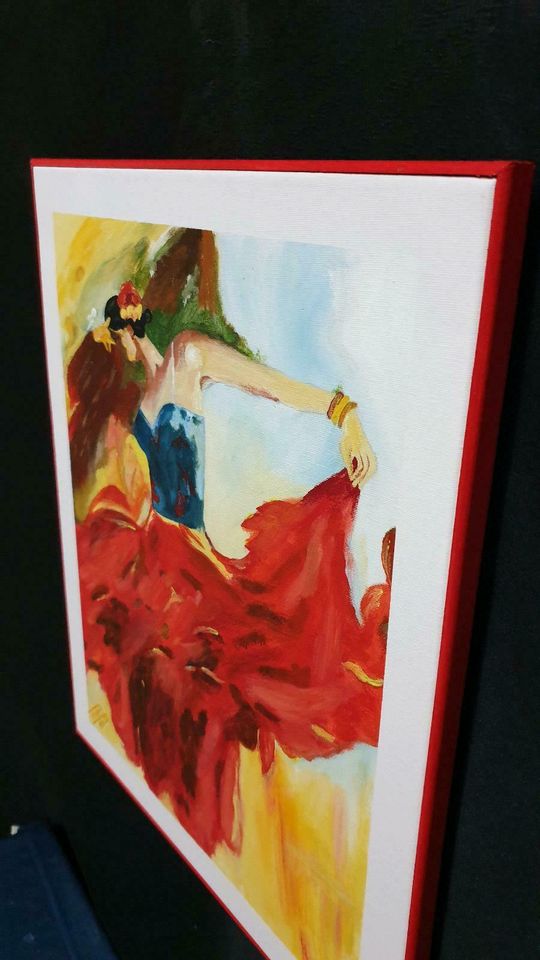 Acryl Bild 40 x 50 Flamenco TOP Hingucker &  Geschenk in Loxstedt