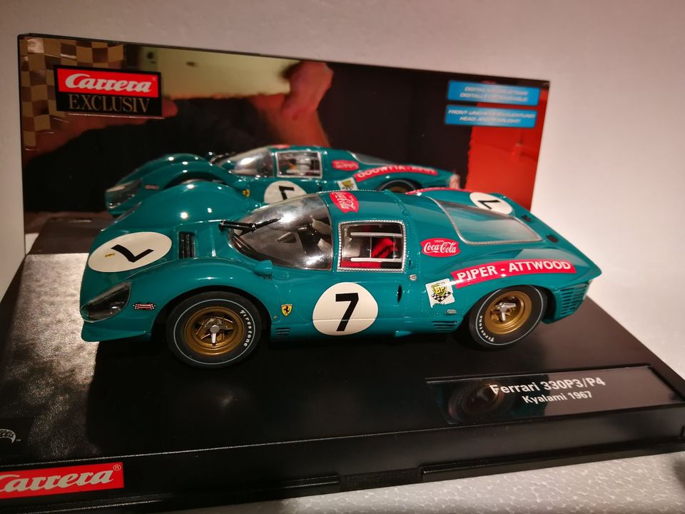 Carrera Digital 124 /Exclusiv Ferrari 330 P4 - Kyalami 1967 Nr.7 in Jördenstorf