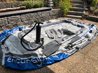 Schlauchboot „Intex Excursion 4“ bis 500kg inklusive Zubehör Baden-Württemberg - Schwetzingen Vorschau