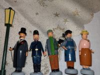 Erzgebirge Holzfiguren Miniaturen 5 Figuren mit Laterne Sachsen - Coswig Vorschau
