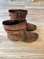 Damen Lederboots braun Größe 39 Rheinland-Pfalz - Weyerbusch Vorschau