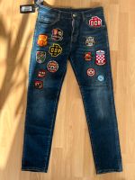 Dsquared2 jeans patches patchwork sticker football cool guy jeans Nordrhein-Westfalen - Krefeld Vorschau