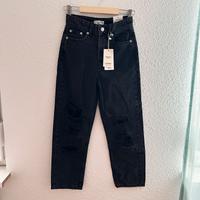 Jeans mit Zierrissen Mango xs schwarz grau Hessen - Pfungstadt Vorschau