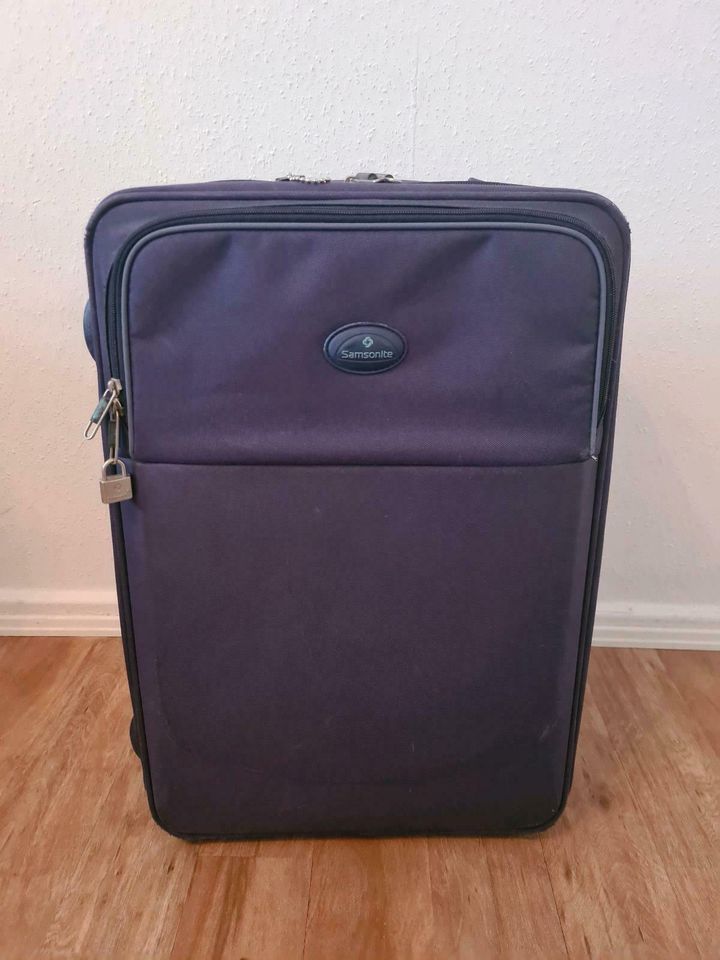 Samsonite Trolley Handgepäckkoffer blau 2 Rollen in Hamburg