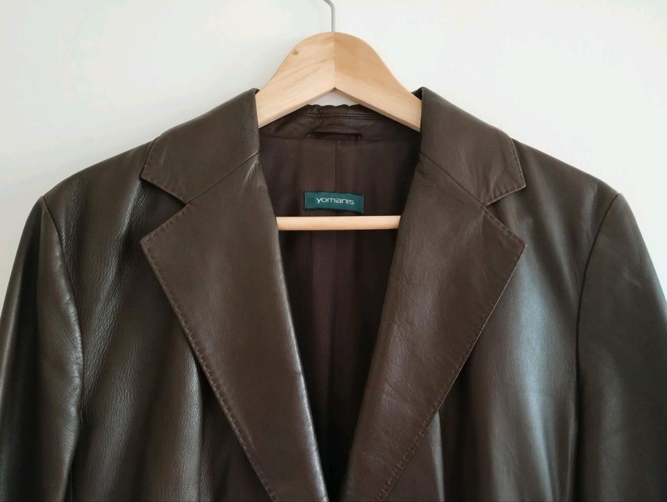 Lederjacke Blazer Jacke Mantel braun Yomanis Gr. 40 Leder in Köln