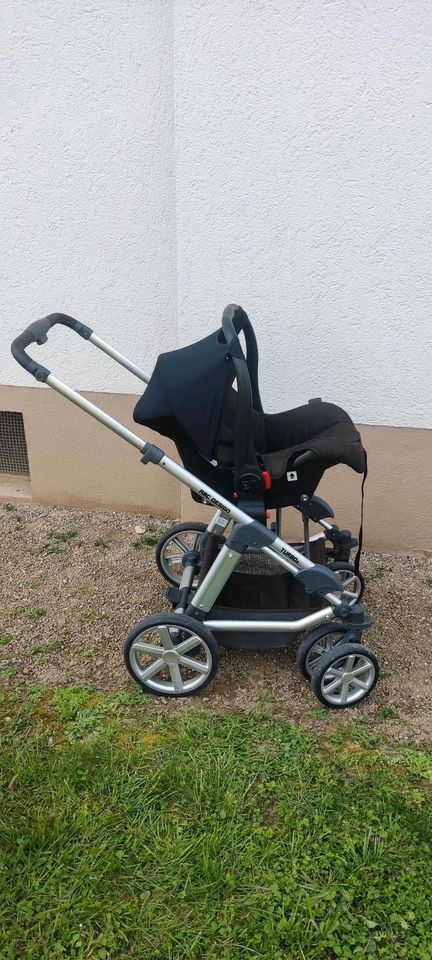 Babyschale Hazel von ABC + Kinderwagen Turbo 6 ABC Set in Eimeldingen