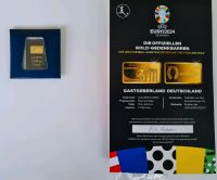 Goldbarren Motiv Euro 2024 in Deutschland Sachsen - Böhlen Vorschau