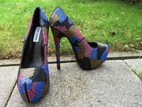 Steve Madden Extreme Plateau High heels mit allover Strassstein Bayern - Gersthofen Vorschau