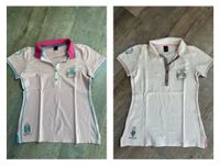 B&C Poloshirts Gr. 36 Damen weiß rosa bestickt T-Shirts Hessen - Groß-Gerau Vorschau