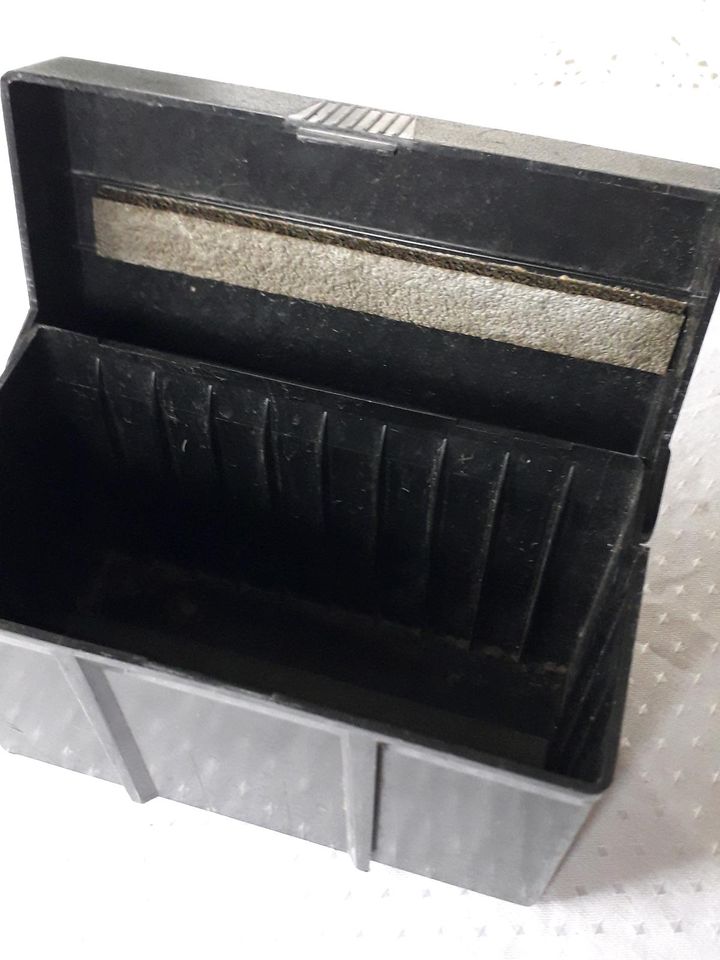 ORWO Kassetten Box für  10 MC schwarz/ Vintage in Pasewalk