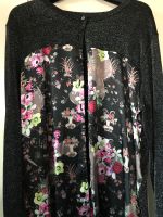 Jacke -Marc Cain -N5 -42-schwarz-Blumen-Print Nordrhein-Westfalen - Gelsenkirchen Vorschau