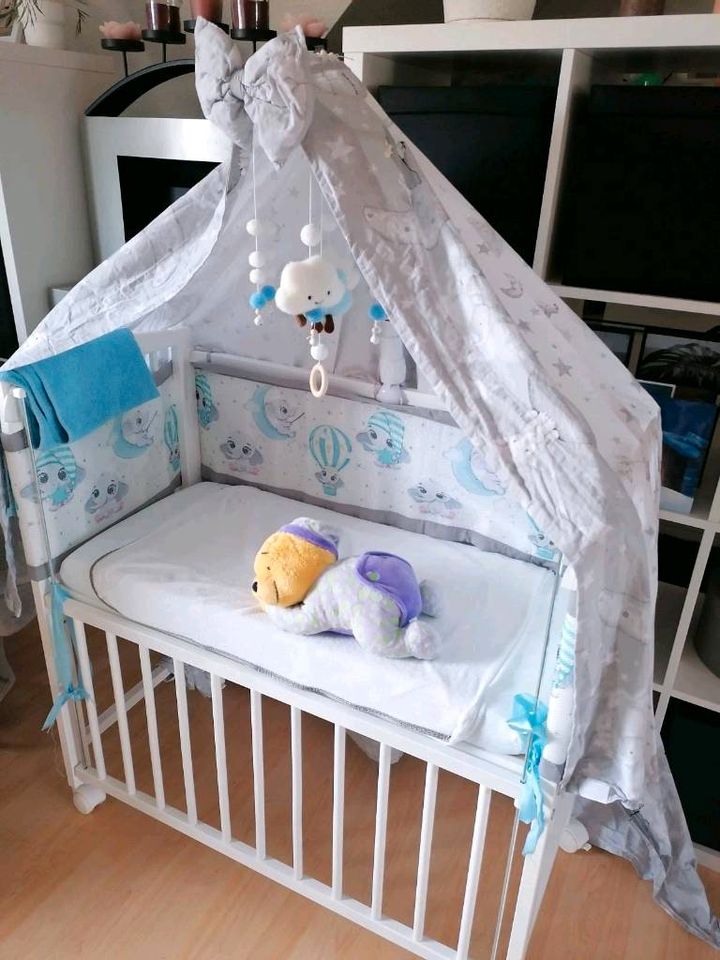 Baby Bett Gitterbett Beistellbett in Leipzig