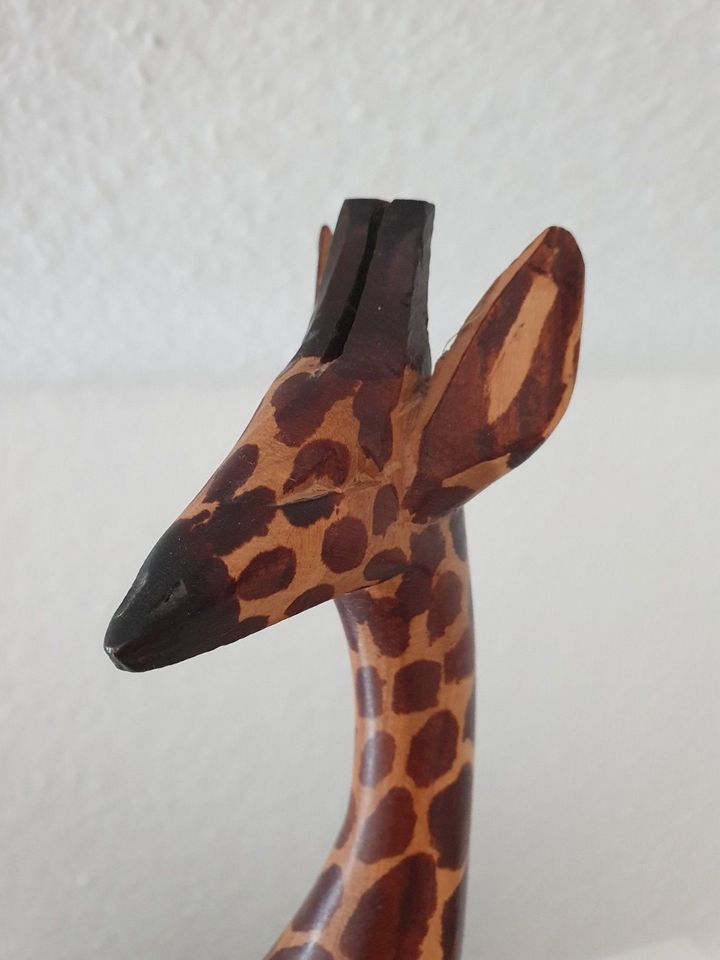 Deko Giraffe aus Holz 30 cm hoch *top* in Dossenheim