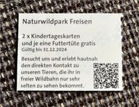Gutscheine Naturwildpark Freisen 2 Kindertageskarten Wildpark Saarland - Merchweiler Vorschau