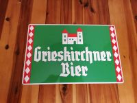 Neu 3D Blechschild Retro Grieskirchner Bier Bayern - Riedering Vorschau