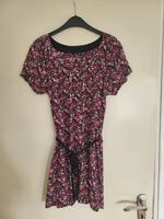 kurzes Kleid/Tunika pink/moosgrün Blümchen Gr. S/36 Bayern - Lichtenfels Vorschau