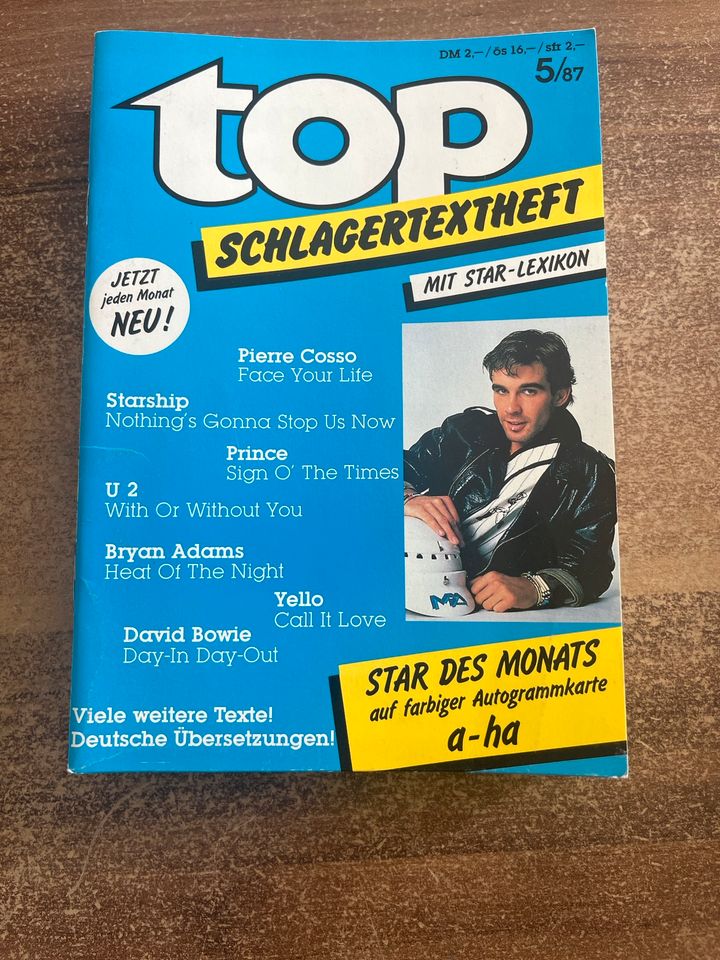 Top Schlagerhefte komplett 1987 in Zell am Harmersbach