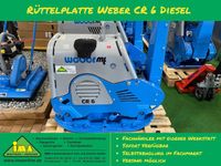 Rüttelplatte Weber CR 6 Diesel CR6  Bodenverdichter Straßenbau Landschaftsbau Baumaschine zum Mieten Verleih Verleihen Vermieten Leihen Baumaschinenverleih Bayern - Rednitzhembach Vorschau