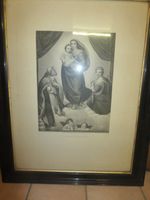 Stich SIXTINISCHE MADONNA Raphael, gerahmt hinter Glas Nordrhein-Westfalen - Kempen Vorschau