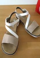 Rieker Sandalen Trekking Beige Keil Klettverschluss Weiß 39 NEU München - Pasing-Obermenzing Vorschau