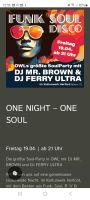 Eine Eintrittskarte für "one night of soul" DJ Mr. Brown Nordrhein-Westfalen - Bünde Vorschau