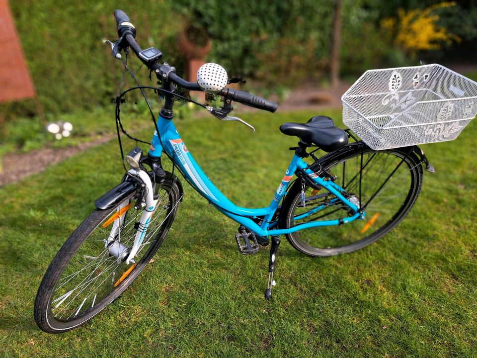 Pegasus, Damenfahrrad, Mädchen, 28", RH45, Avantgarde, türkis in Ochtrup