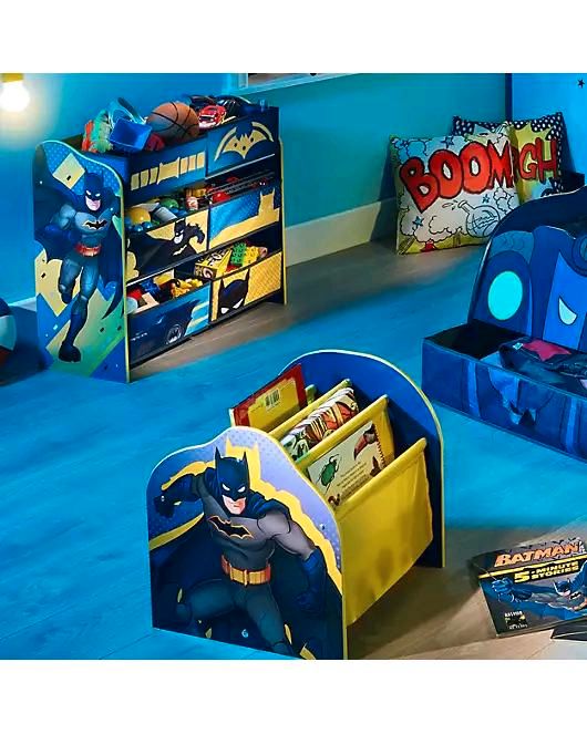 SET BATMAN KINDER MÖBEL REGALE FÜR SPIELZEUG UND BÜCHER in Augsburg