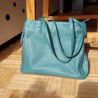 Handtasche Bag echt Leder grün Nordrhein-Westfalen - Herne Vorschau
