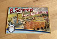 Blechschild Brauerei Scherdel Bayern - Hof (Saale) Vorschau