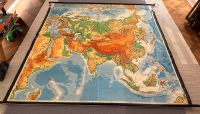 Große alte Landkarte Weltkarte Asien 2,20m x 2,10m Stuttgart - Stuttgart-Mitte Vorschau