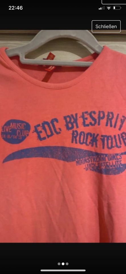Esprit T-Shirt Gr. 164 rot Shirt in Weyhe