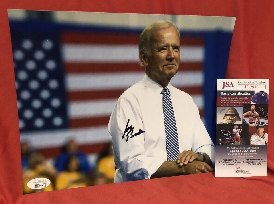 President United States USA Autogramm Joe Biden signiert Photo JS in Nürnberg (Mittelfr)