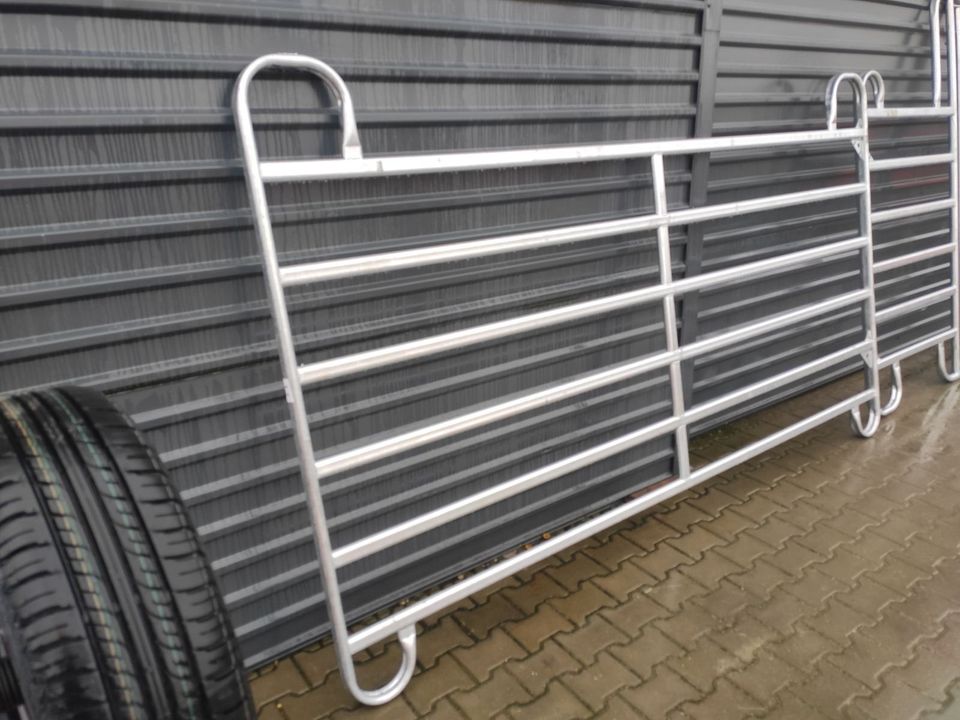 10x Weidepanel 3,6m Zaunpanel Zaunelement mit Torpanel 3,6m in Neuhardenberg