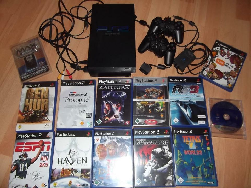 Sony PlayStation 2 EyeToy 10Spiele Gran Tourismo4 RS3 ESPN uvm. in Steinburg