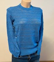 ESPRIT LANGARM BLAU 38 m y2k lochmuster edc vintage Pullover mode Baden-Württemberg - Aichtal Vorschau