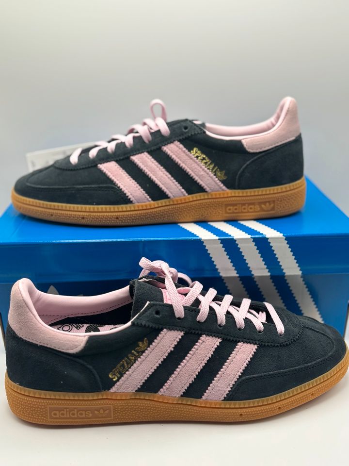 Adidas Handball Spezial „Core Black Clear Pink“ EU40 2/3 I NEU in Uetersen