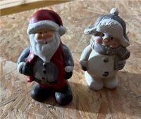 Süßes Set Weihnachtsmann mit Schneemann Figuren, 10 cm Schleswig-Holstein - Tangstedt  Vorschau