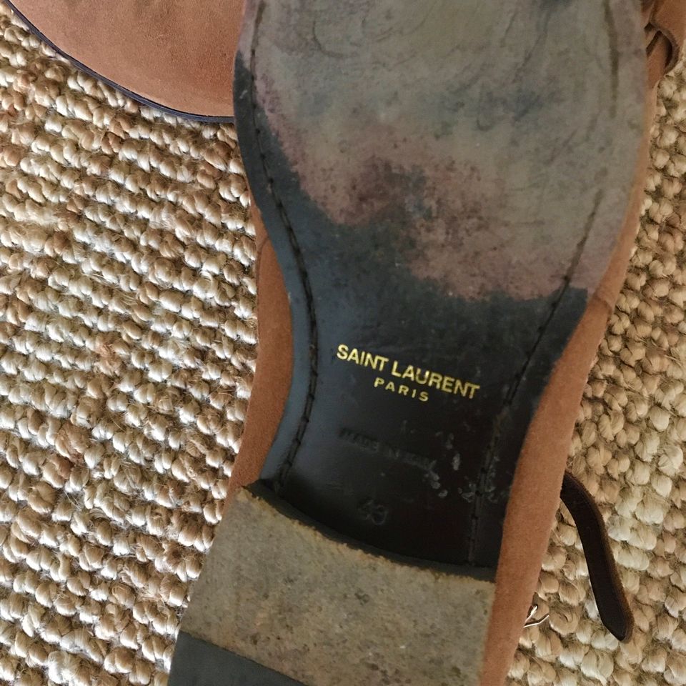 Saint Laurent by Hedi Slimane Cropped Jodphur Boots in Berlin
