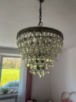 Hänge Lampe Massiv Silber mit Glastropfen Köln - Porz Vorschau