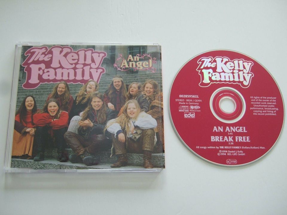 MAXI CD --- Kelly Family --- An Angel / Break Free in Schermbeck