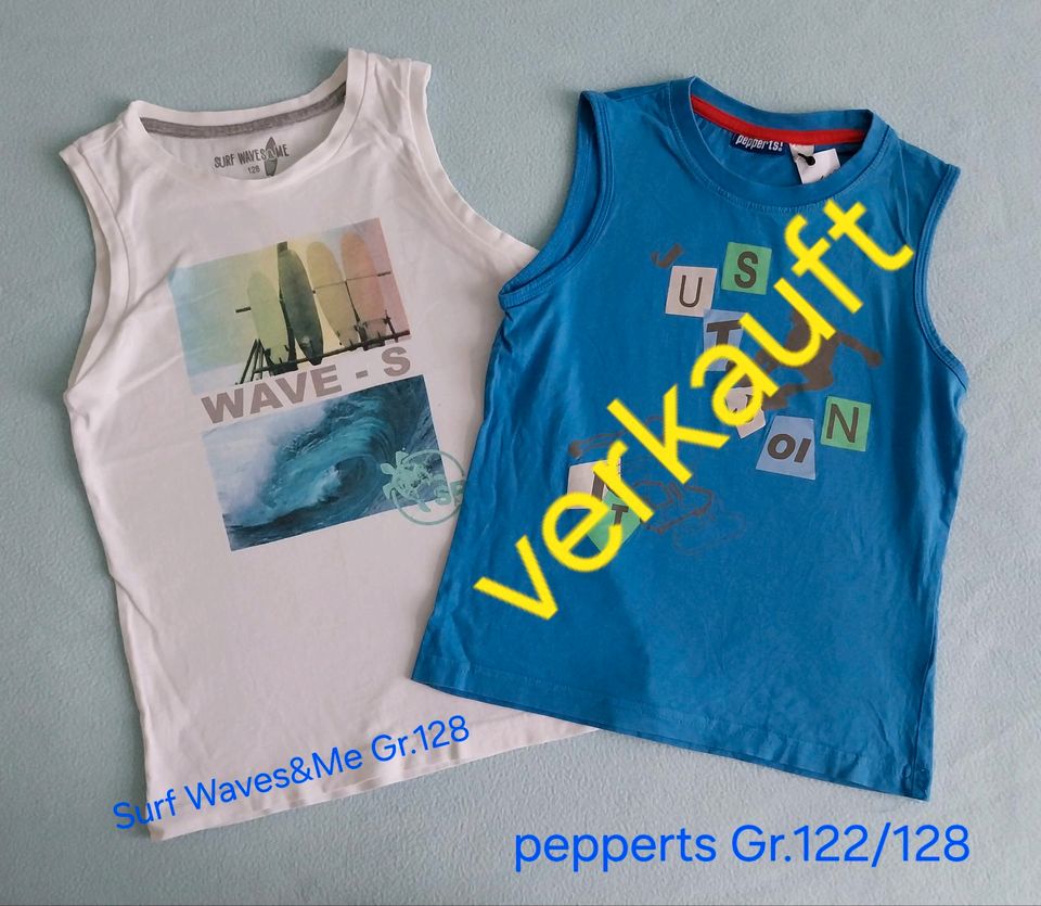 T-Shirts Gr.122 Gr.128 Shirt Poloshirt Tanktop in Kühlungsborn