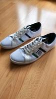 Weiße Jack & Jones Sneakers mit blau, grünen Streifen Bayern - Meitingen Vorschau