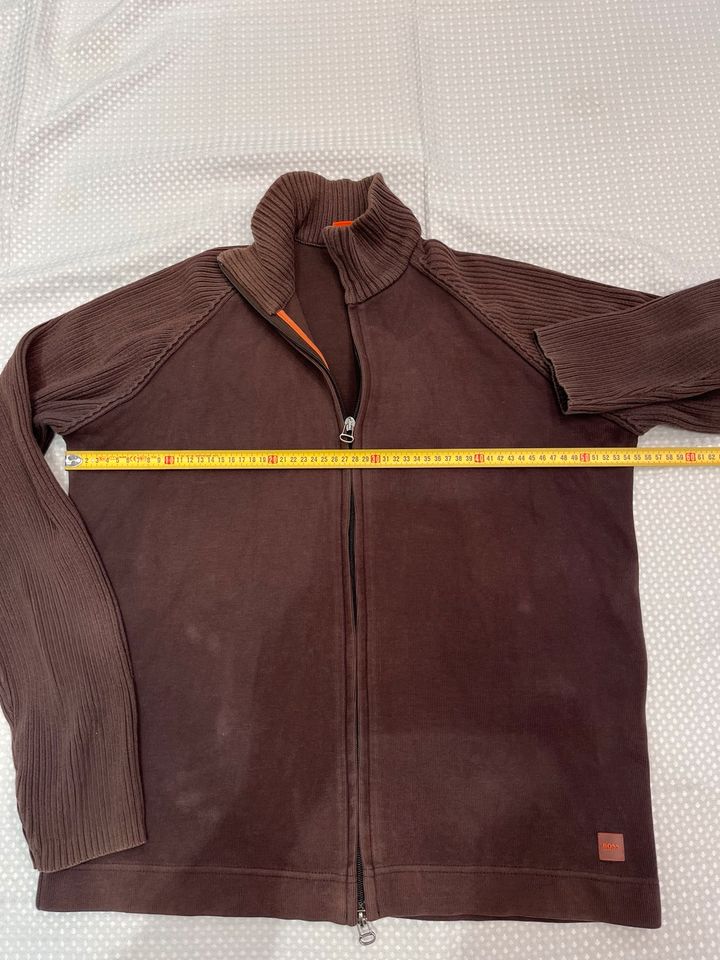 Herren-Pullover/Jacke „BOSS ORANGE" Farbe braun Größe M in Bremen