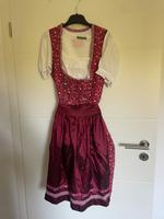 Krüger Madl Dirndl weinrot Gr. 38 Hessen - Neukirchen Vorschau