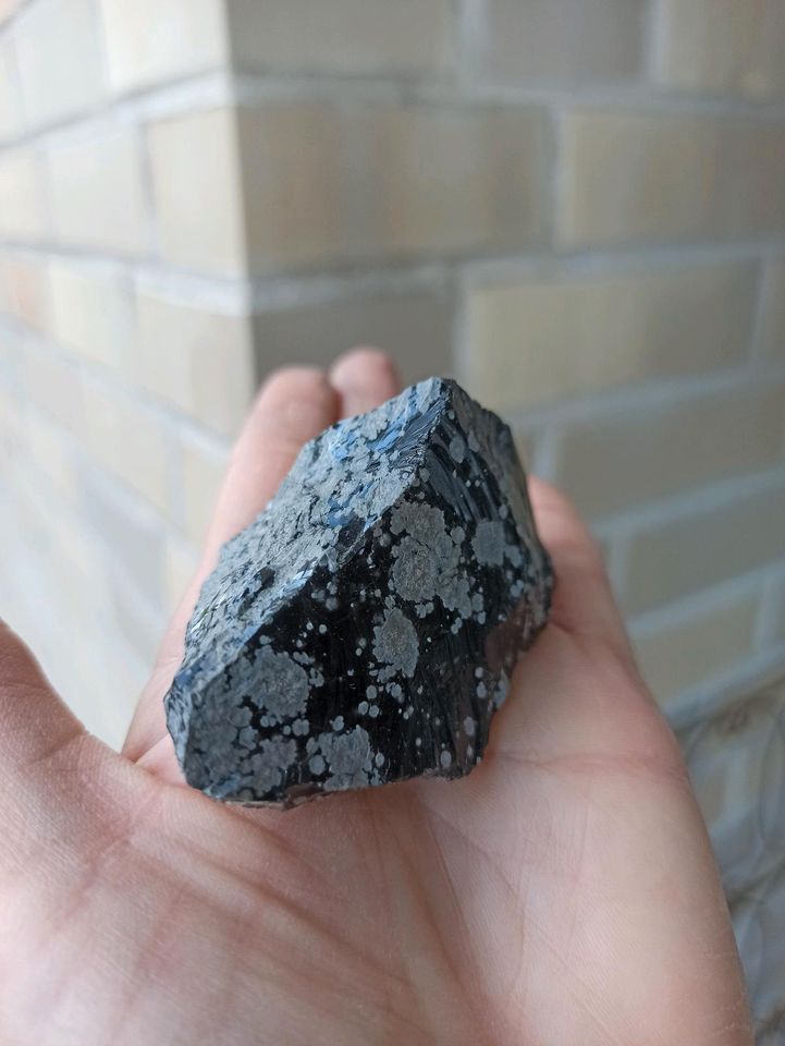 Großer Schneeflocken Obsidian Edelstein in Hamburg