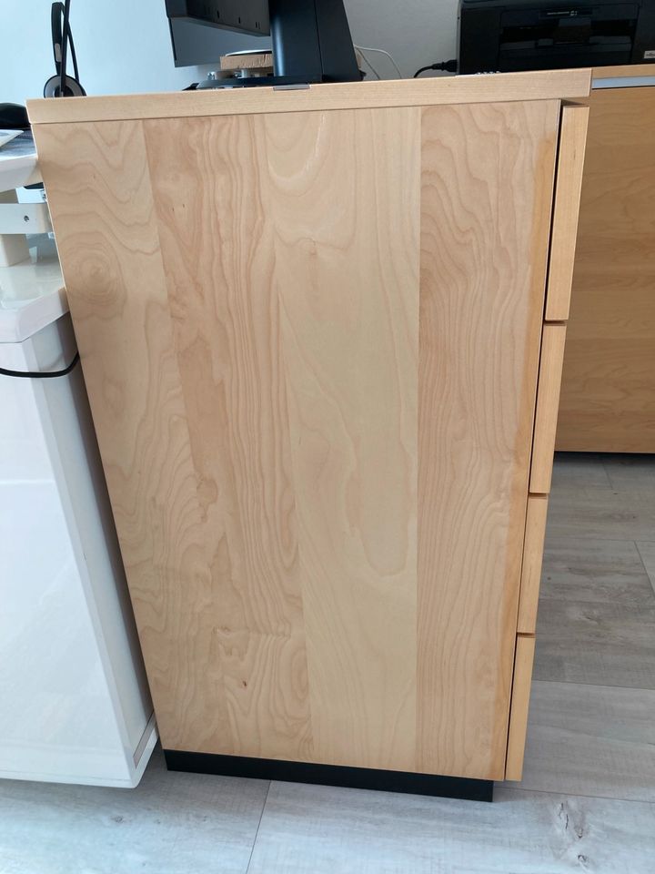 Ikea Schubladenelement GALANT 80x80, Buche furniert in Aschheim